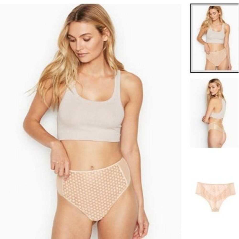 NWT Victoria's Secret Luxe High Waist Thong Panty